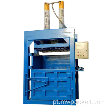Compressa têxtil e máquina de enfardadeira de pano usada/máquina de prensa de enfardamento hidráulica de roupas usadas